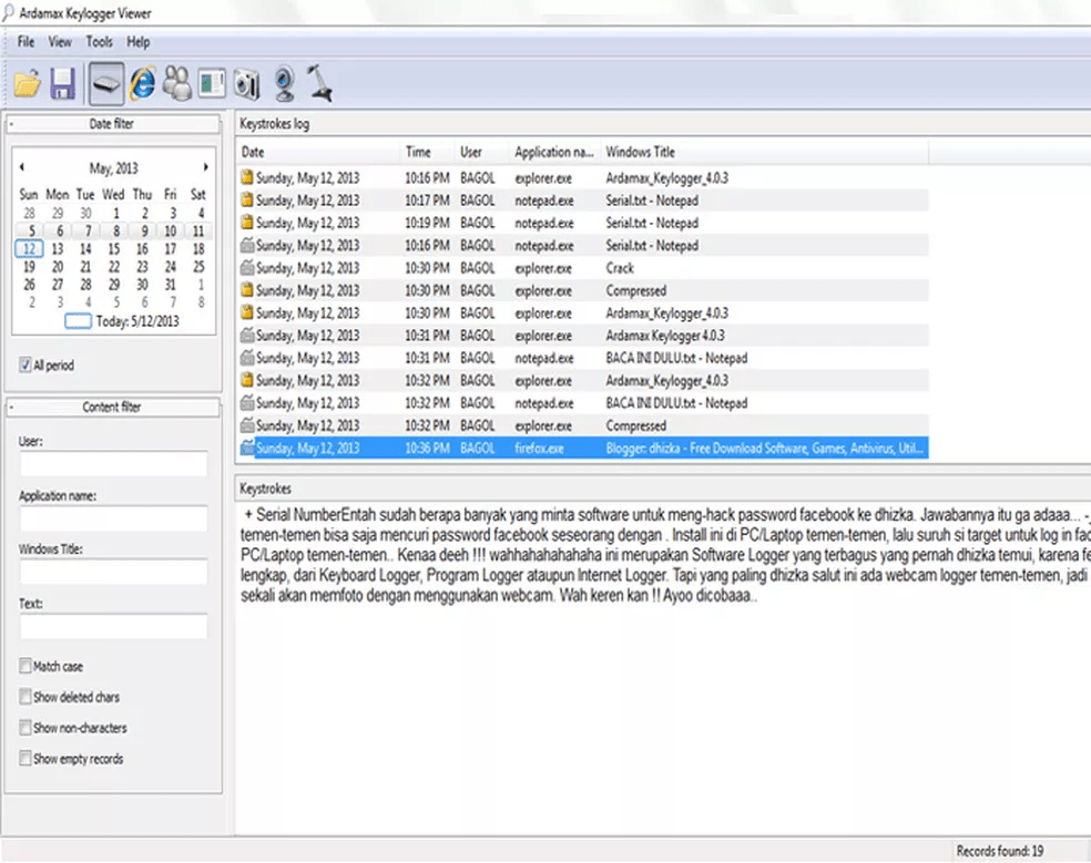 Ardamax Keylogger 5.4 Crack Free Download With Keygen