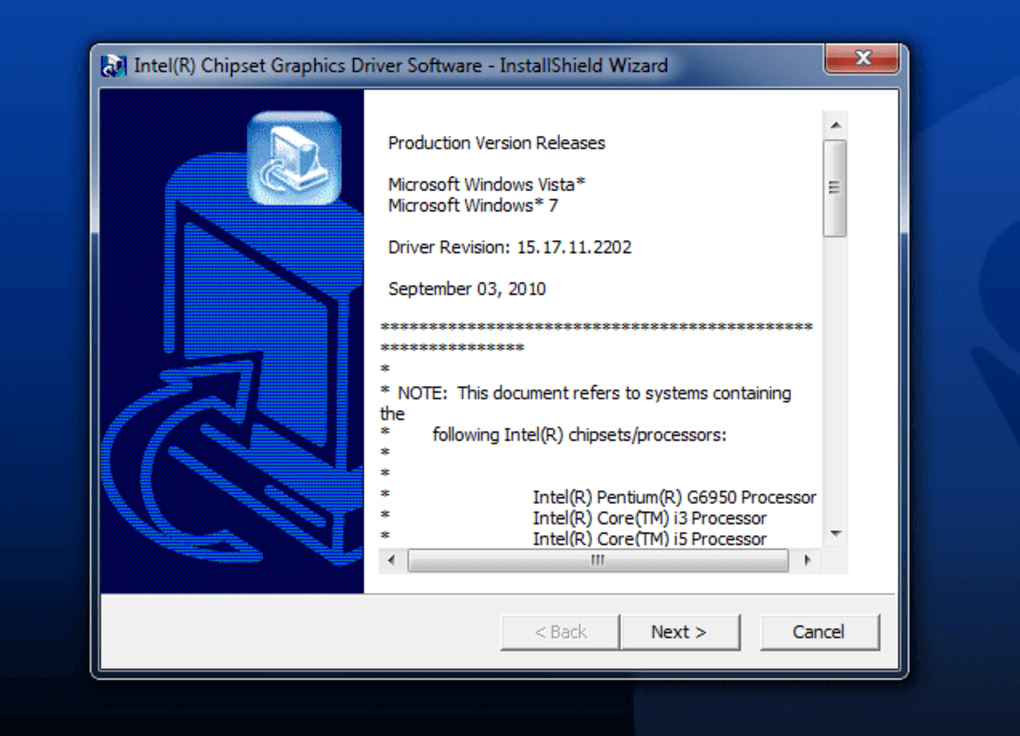 Intel Graphics Driver download 