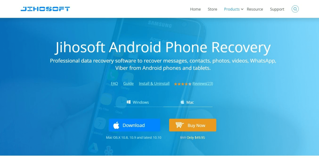 Jihosoft Android Phone Recovery  