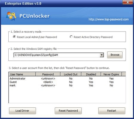 PCunlocker Enterprise download