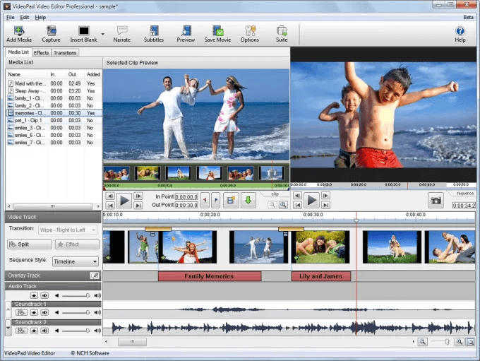 VideoPad Video Editor download  