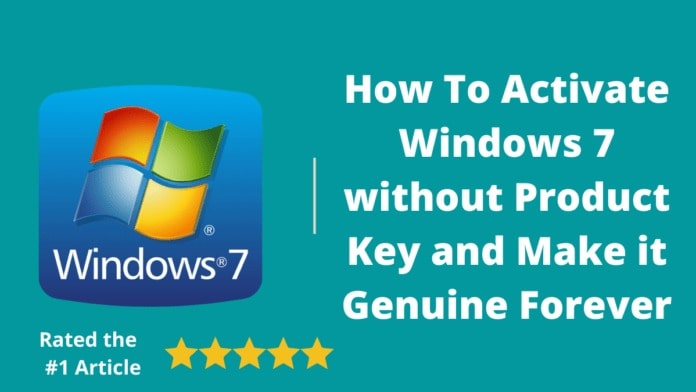 Windows 7 Activator Free Download (Upgradeable Windows)