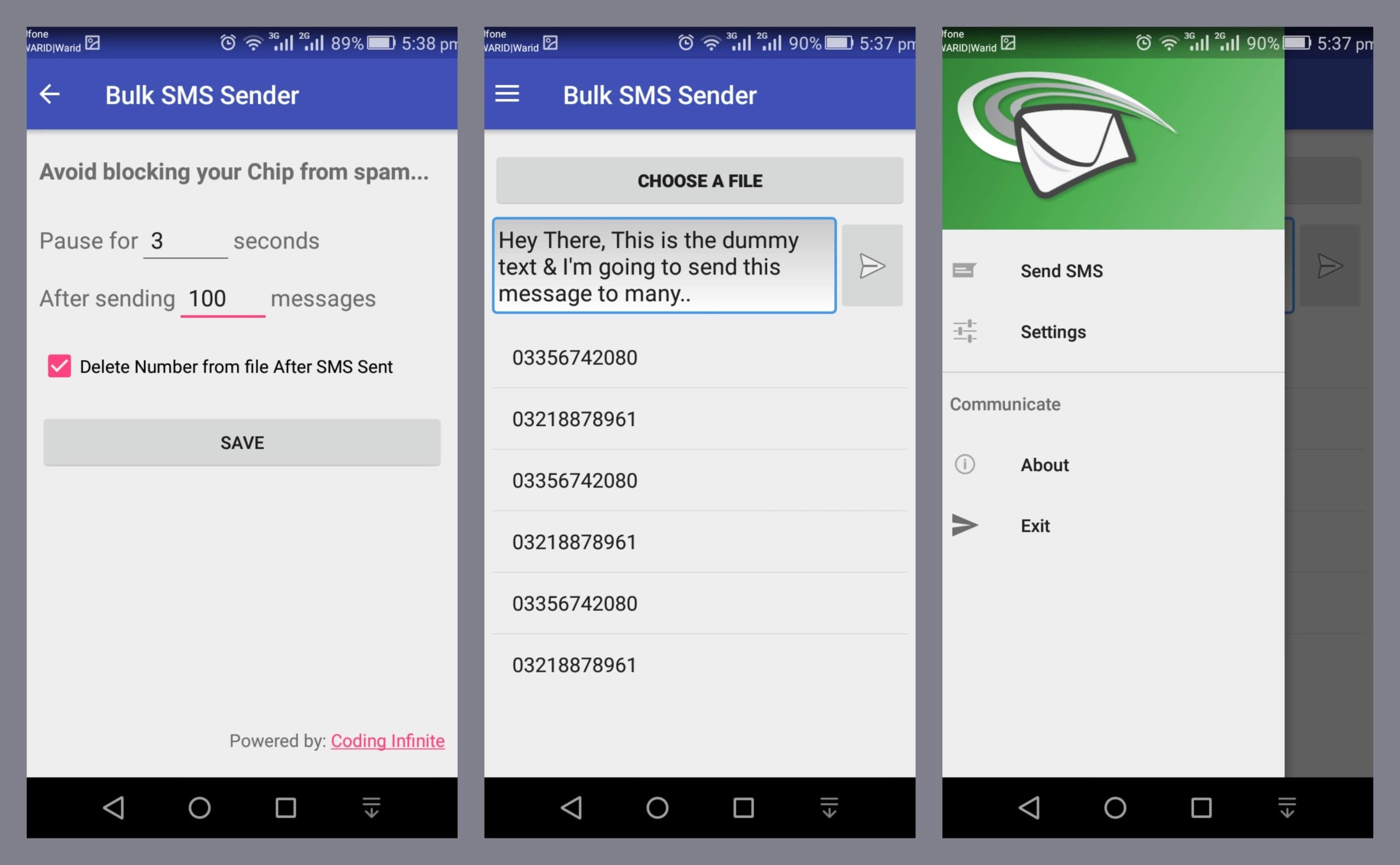 Android Bulk SMS Sender 10.21.3.25 Crack Free Download