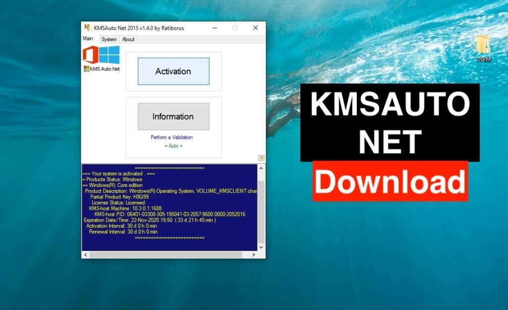 KMSAuto Net for windows 10 activator free download