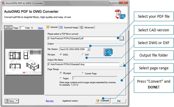 AutoDWG PDF To DWG Converter 2024 Free Download