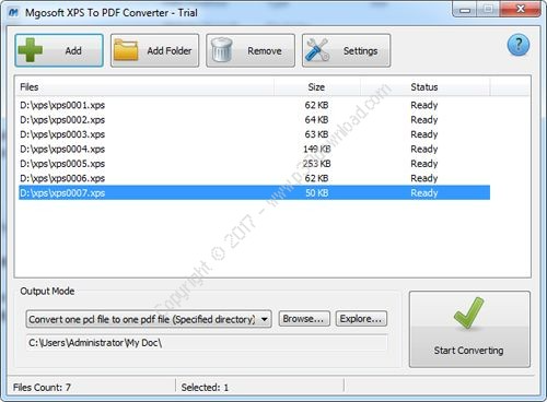 Mgosoft XPS To PDF Converter Full Version